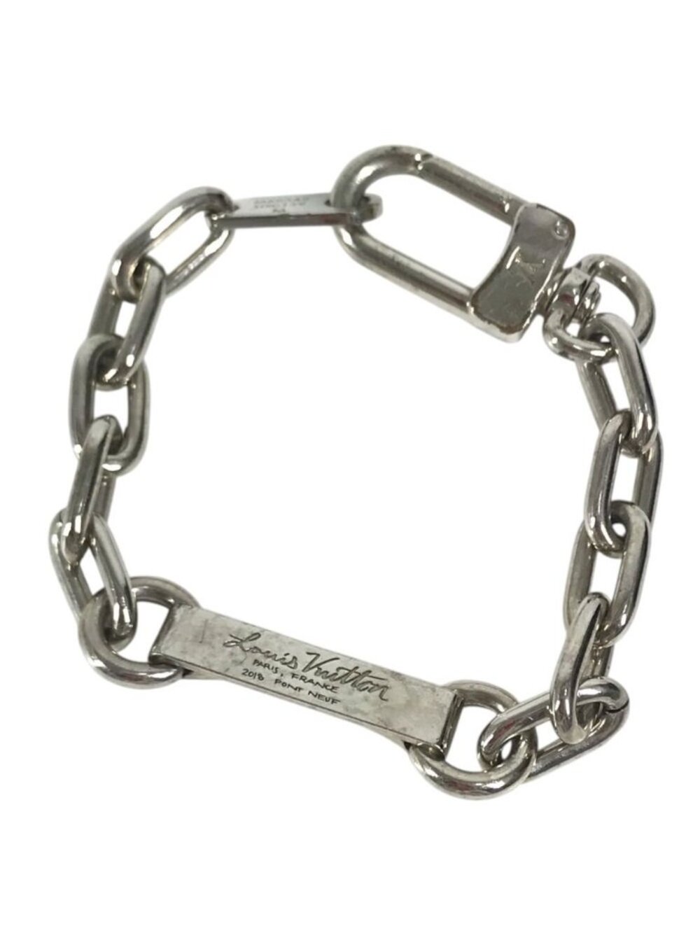 Louis Vuitton Bracelet LV Staple Edition LV Metal Silver